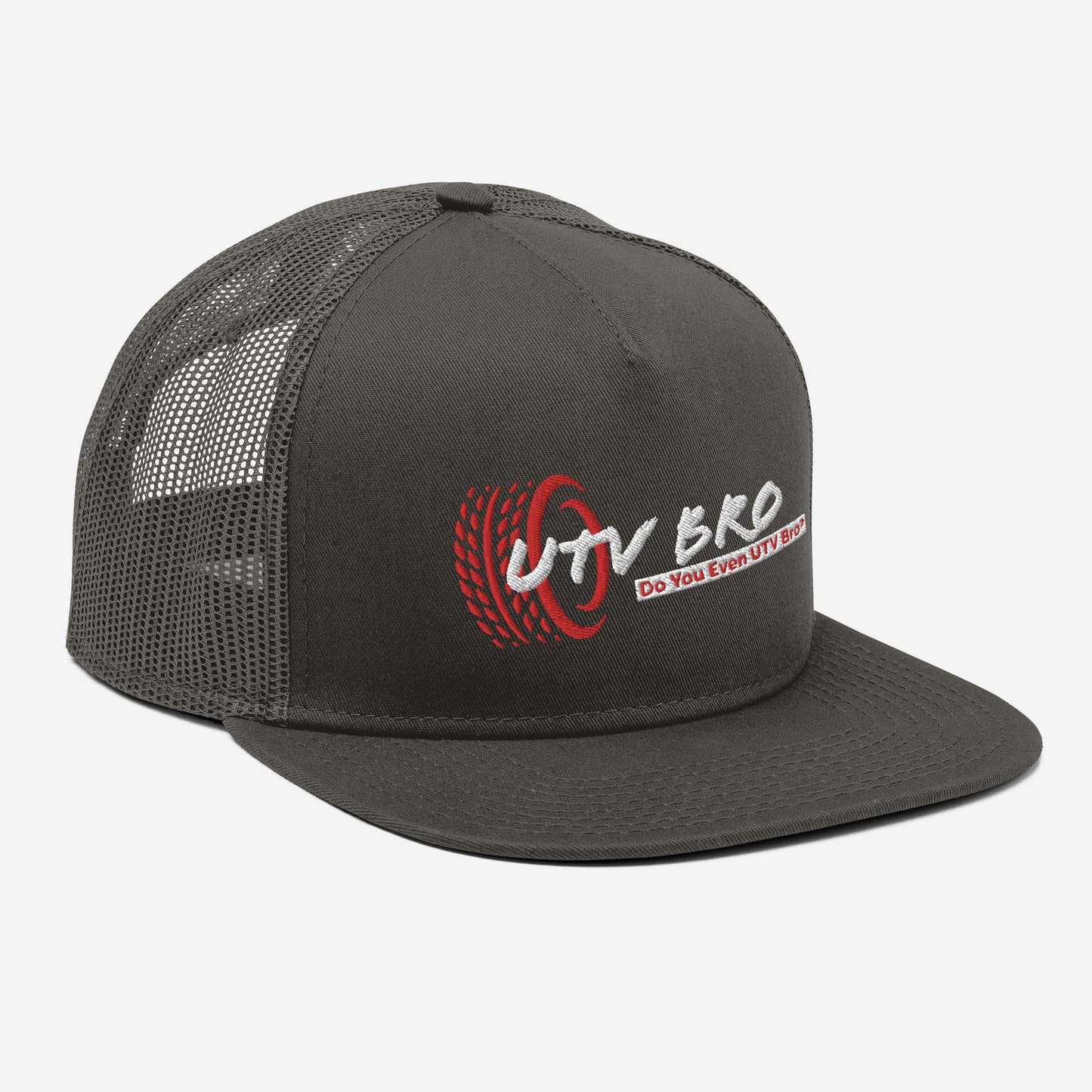 The Snapback Bro Cap w/ embroidered design. (Charcoal Grey)
